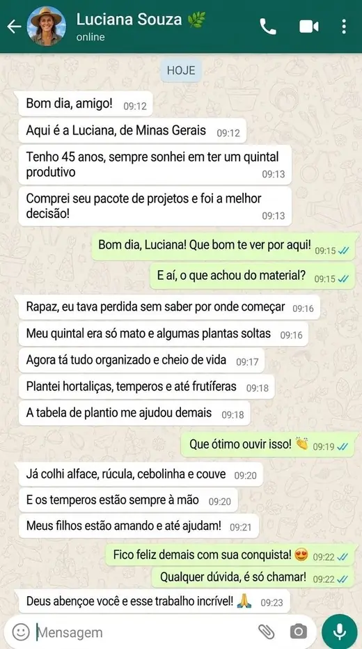 Depoimento de cliente 1